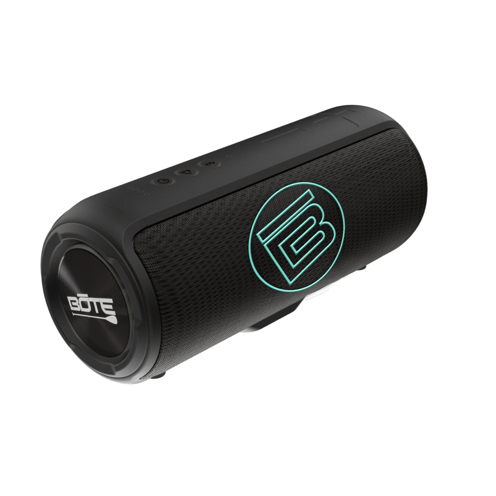Side view of speaker