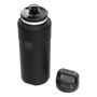 A detailed image of the MAGNEBottle 36oz with Cap Black, showing its design and key features.