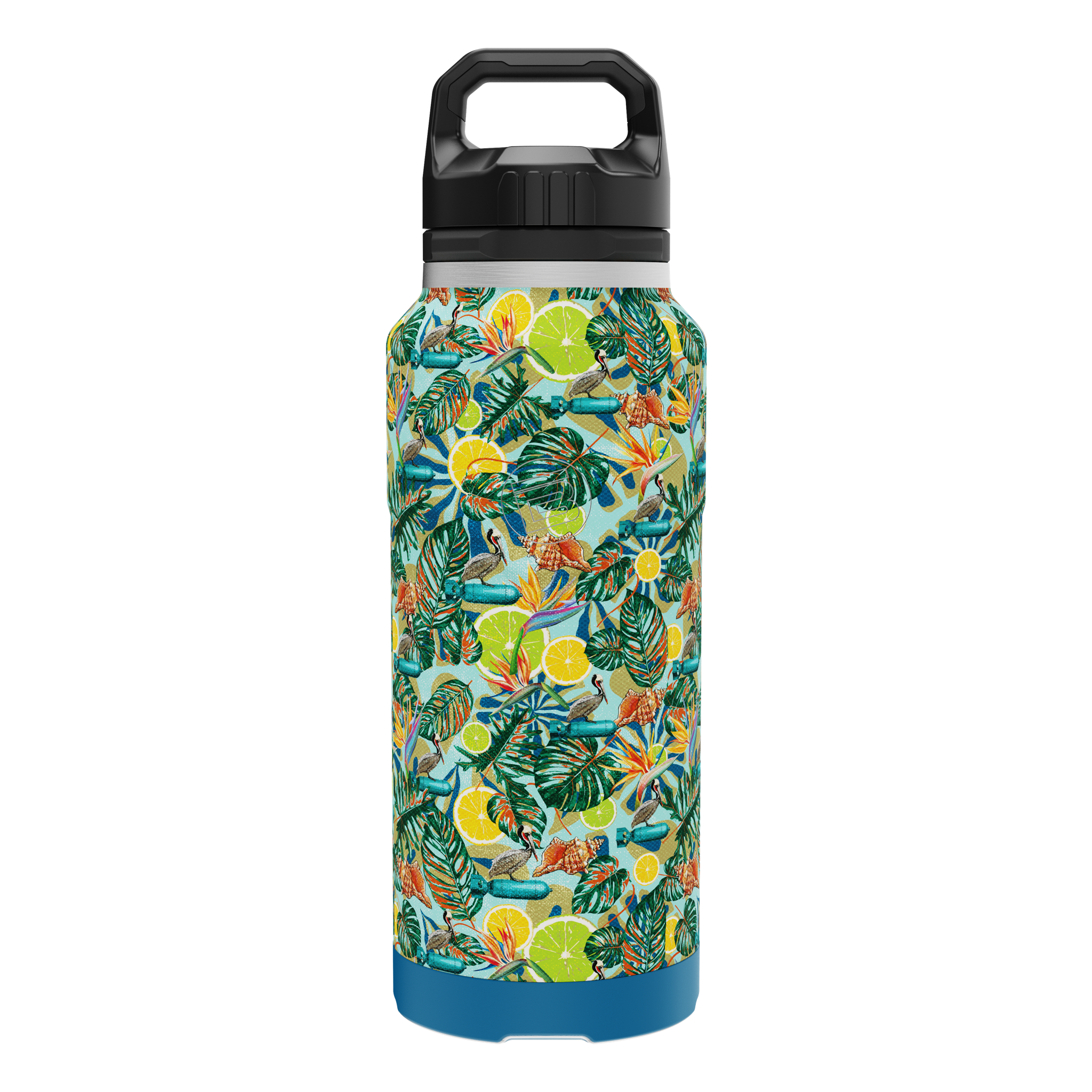 A detailed image of the MAGNEBottle 36oz with Cap Native Bombardier, showing its design and key features.