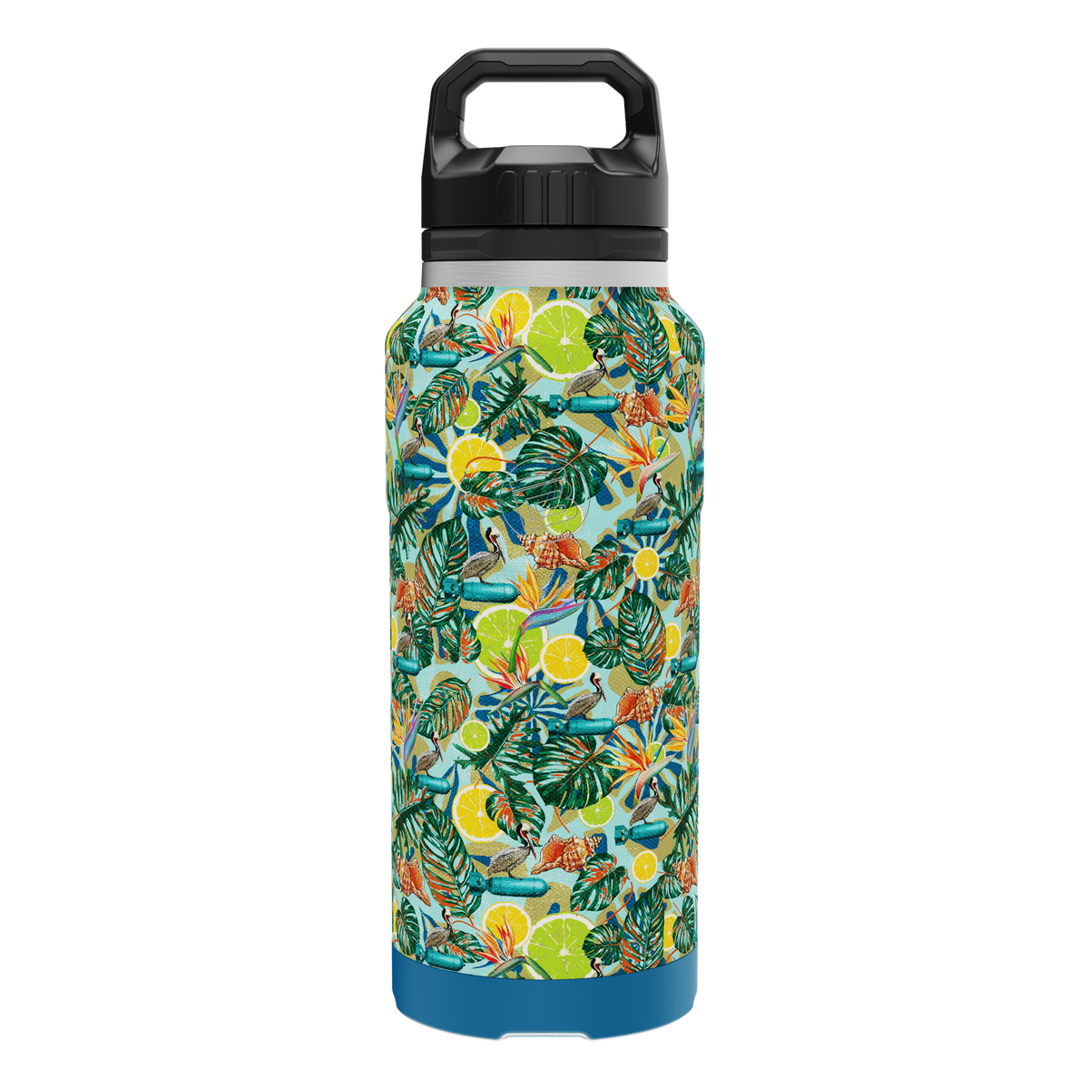 A detailed image of the MAGNEBottle 36oz with Cap Native Bombardier, showing its design and key features.