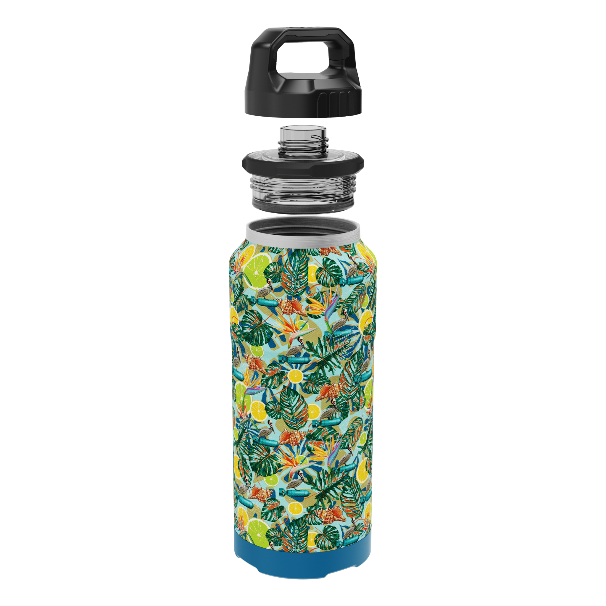 A detailed image of the MAGNEBottle 36oz with Cap Native Bombardier, showing its design and key features.