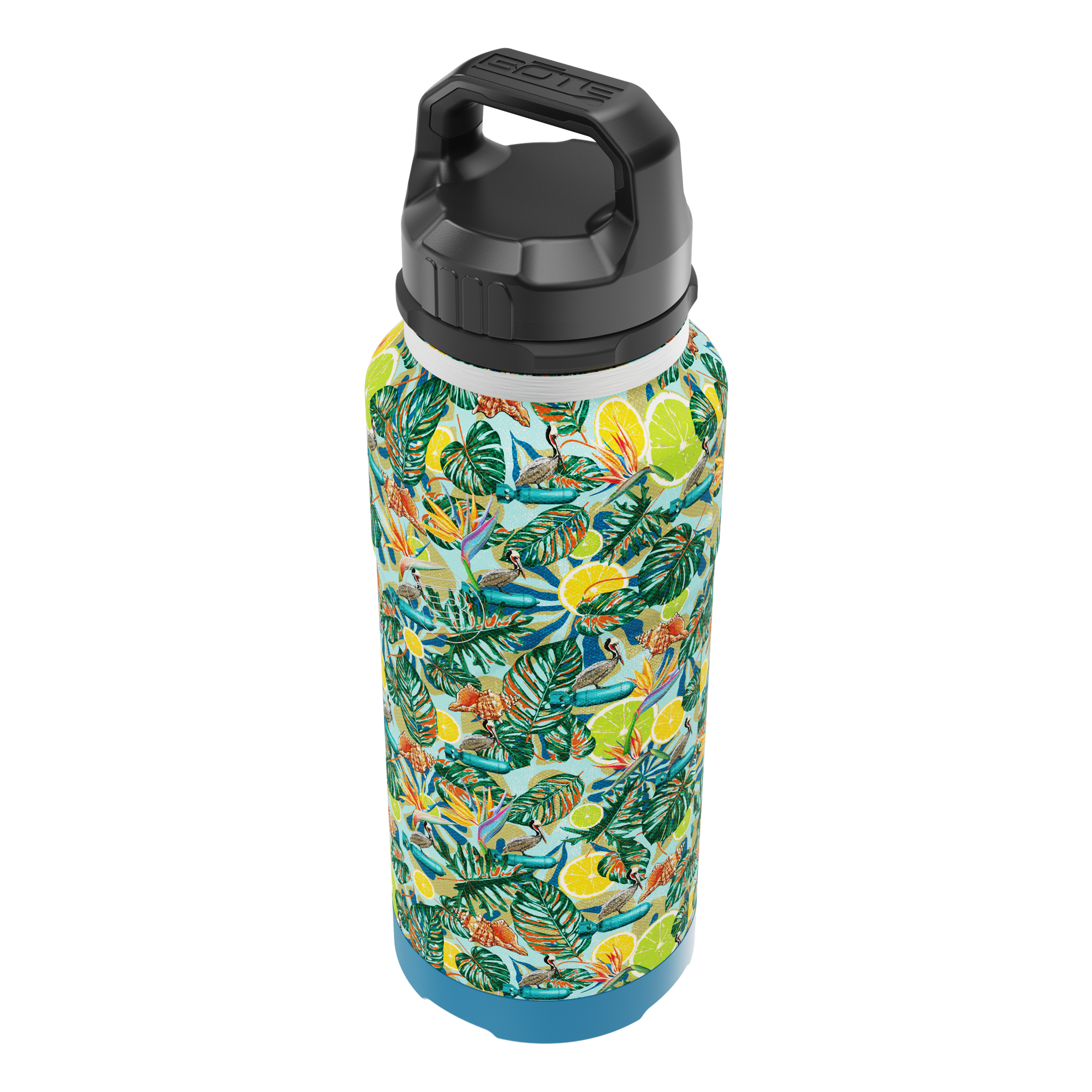A detailed image of the MAGNEBottle 36oz with Cap Native Bombardier, showing its design and key features.