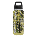 A detailed image of the MAGNEBottle 36oz with Cap Verge Camo, showing its design and key features.