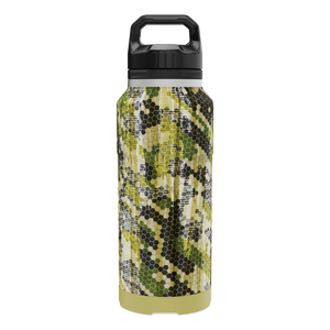 A detailed image of the MAGNEBottle 36oz with Cap Verge Camo, showing its design and key features.