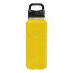 Side view of the MAGNEBottle 36oz with Cap Yellow