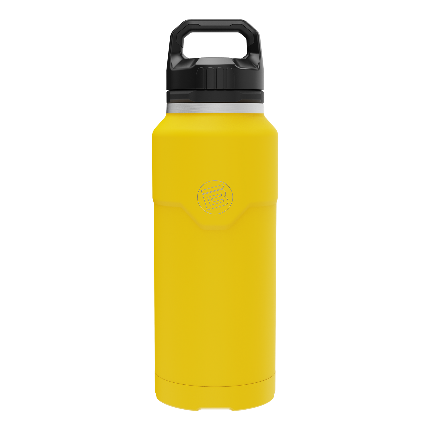 Side view of the MAGNEBottle 36oz with Cap Yellow