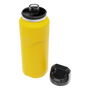 A detailed image of the MAGNEBottle 36oz with Cap Yellow, showing its design and key features.
