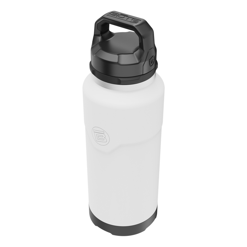 A detailed image of the MAGNEBottle 36oz with Cap White, showing its design and key features.