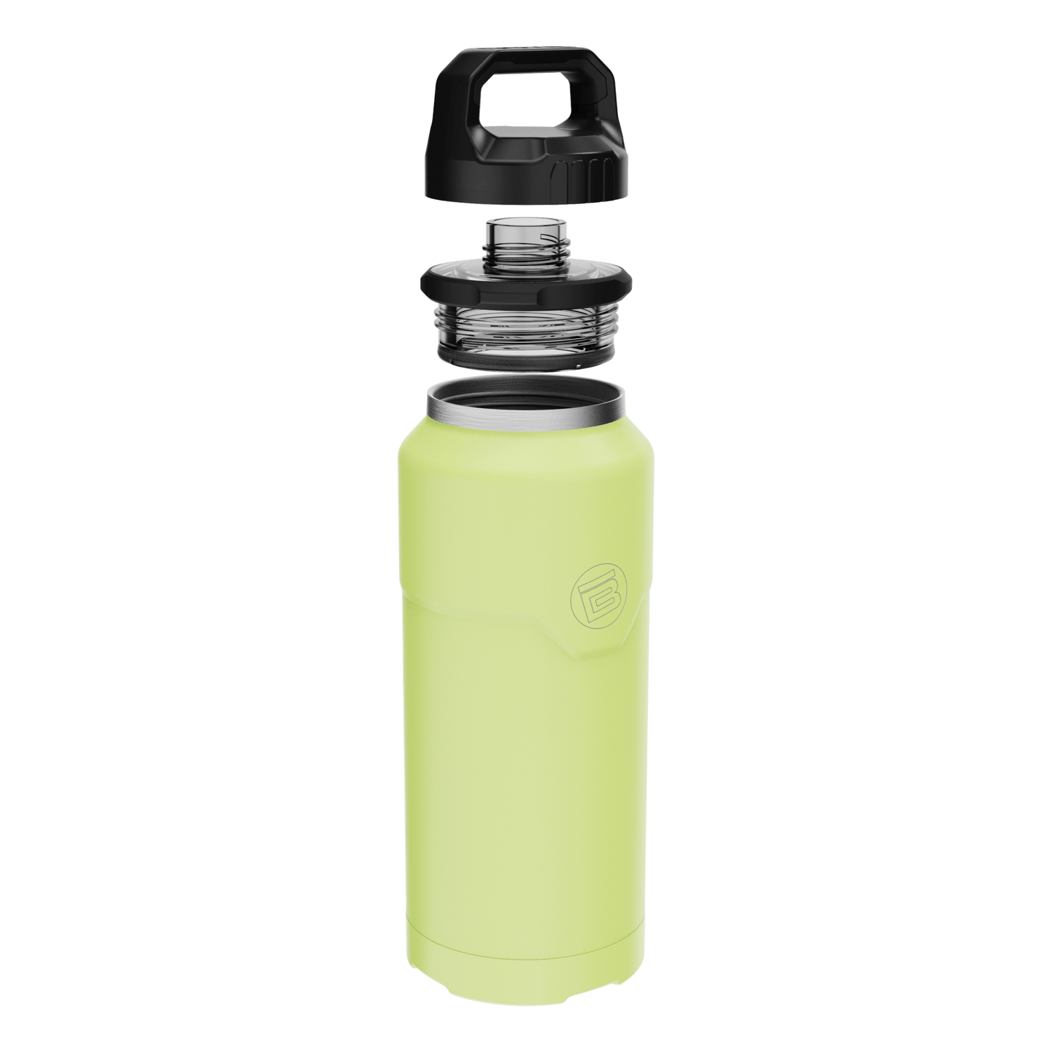 A detailed image of the MAGNEBottle 36oz with Cap Lime, showing its design and key features.