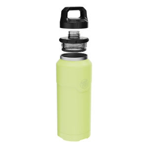 A detailed image of the MAGNEBottle 36oz with Cap Lime, showing its design and key features.