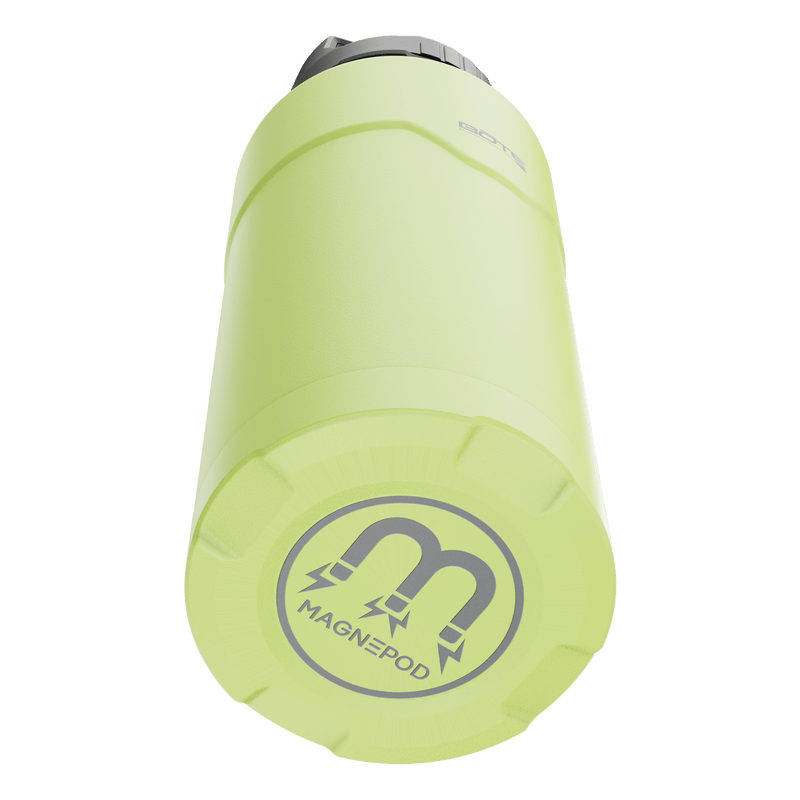 A detailed image of the MAGNEBottle 36oz with Cap Lime, showing its design and key features.