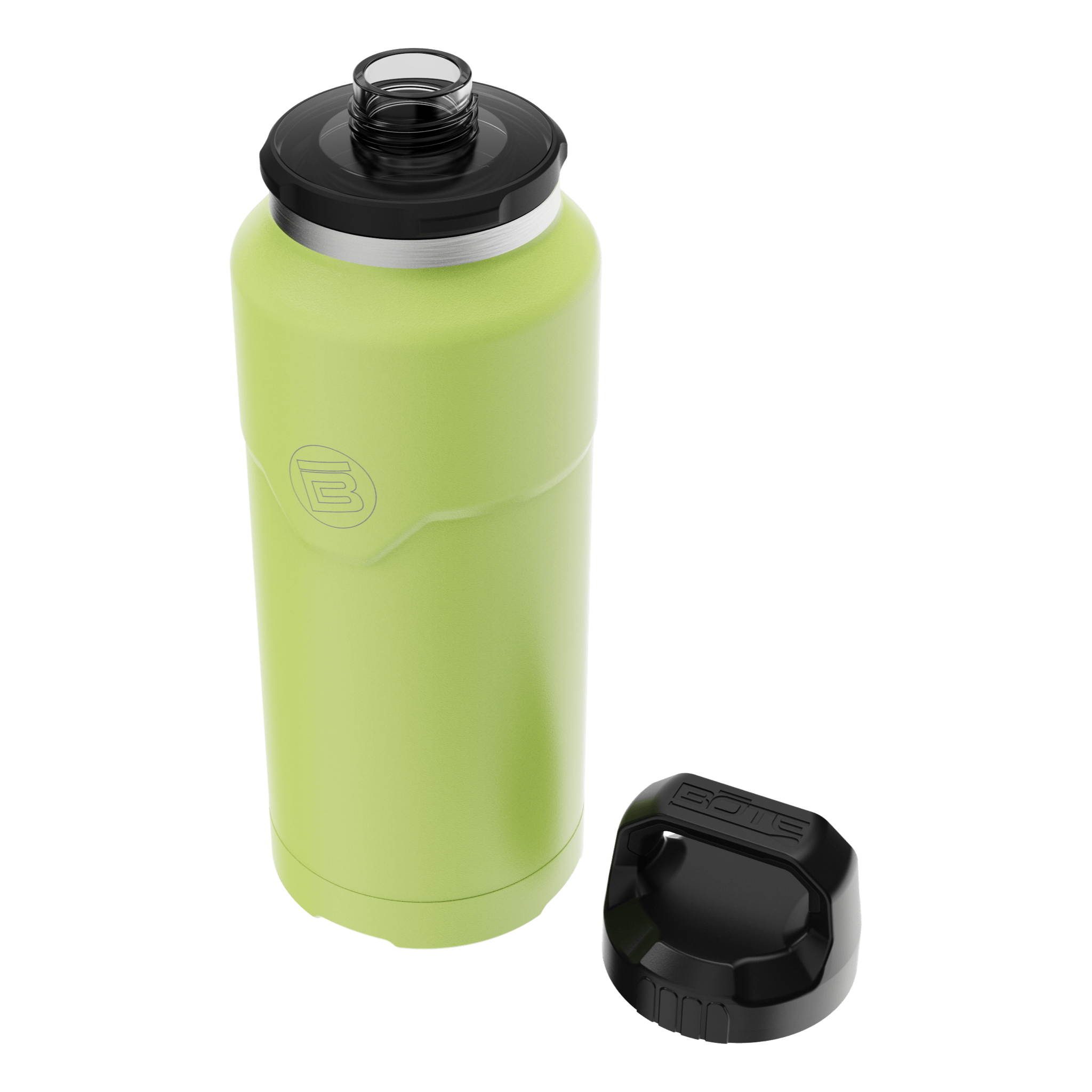 A detailed image of the MAGNEBottle 36oz with Cap Lime, showing its design and key features.