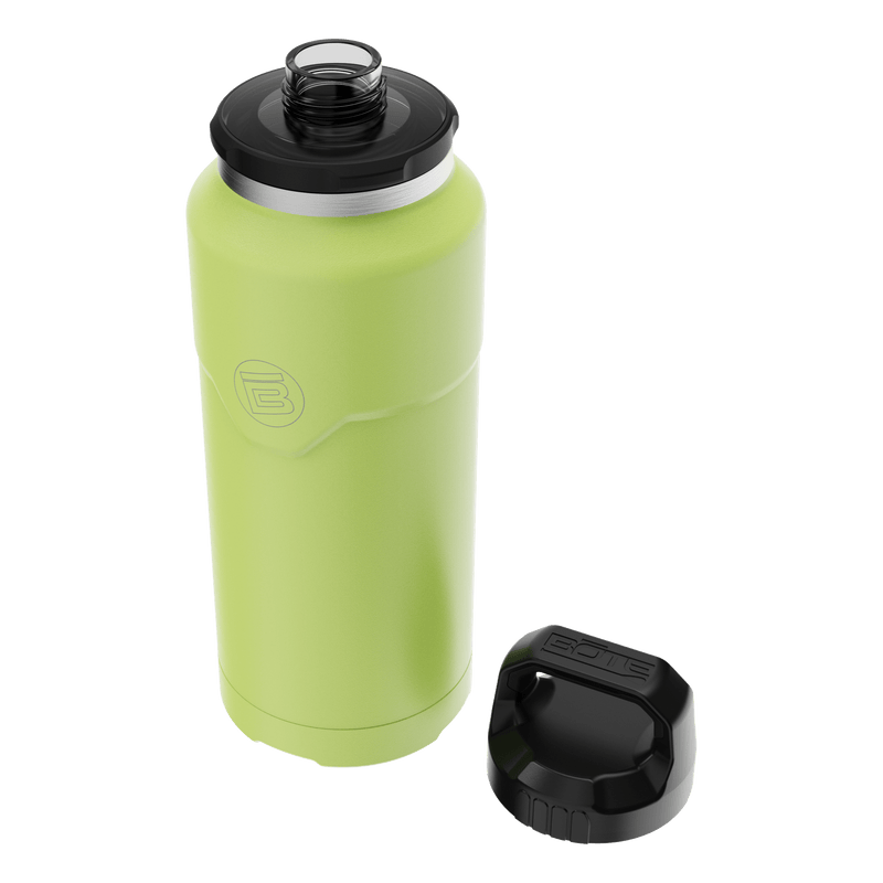 A detailed image of the MAGNEBottle 36oz with Cap Lime, showing its design and key features.