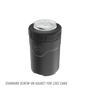A detailed image of the MAGNEChill Can Cooler Switch Black, showing its design and key features.