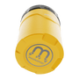 A detailed image of the MAGNEChill Can Cooler Switch Yellow, showing its design and key features.