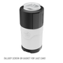 A detailed image of the MAGNEChill Can Cooler Switch White, showing its design and key features.