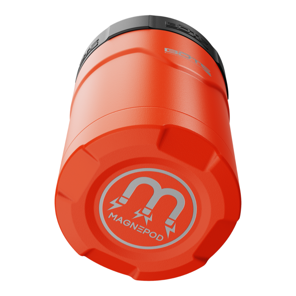 A detailed image of the MAGNEChill Can Cooler Switch Sunrise, showing its design and key features.