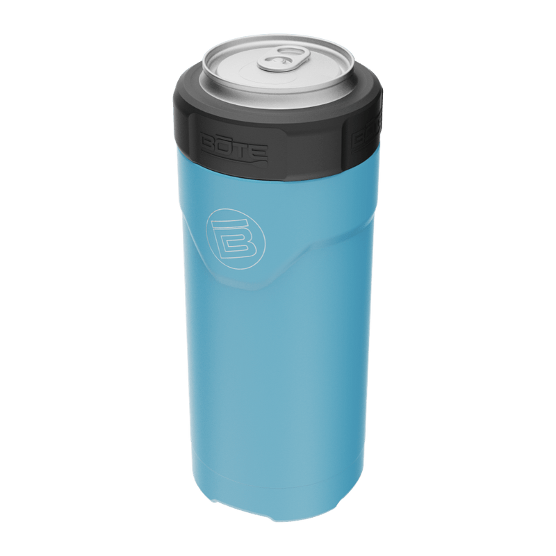 Home Beach Icons 12oz Stainless Steel Slim Can Cooler