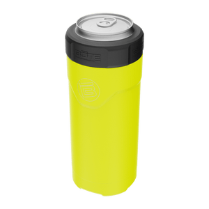 A detailed image of the MAGNEChill Can Cooler Slim Citron, showing its design and key features.