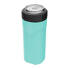 A detailed image of the MAGNEChill Can Cooler Slim Seafoam, showing its design and key features.