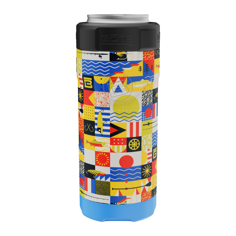 Side view of the MAGNEChill Can Cooler Slim Fischer Topwater