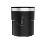 A detailed image of the BOTE Nation MAGNETumbler 12oz Lowball with Lid Black, showing its design and key features.