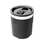 A detailed image of the MAGNETumbler 12oz Lowball with Lid Black, showing its design and key features.