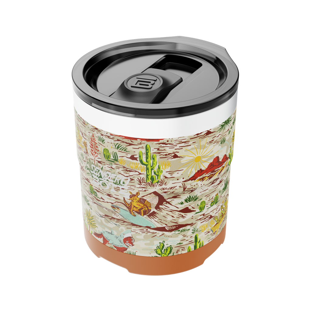 A detailed image of the MAGNETumbler 12oz Lowball with Lid Native Sendero, showing its design and key features.