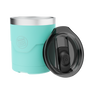 A detailed image of the MAGNETumbler 12oz Lowball with Lid Seafoam, showing its design and key features.