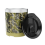 A detailed image of the MAGNETumbler 12oz Lowball with Lid Verge Camo, showing its design and key features.