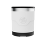 A detailed image of the MAGNETumbler 12oz Lowball with Lid White, showing its design and key features.