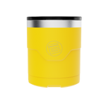 A detailed image of the MAGNETumbler 12oz Lowball with Lid Yellow, showing its design and key features.