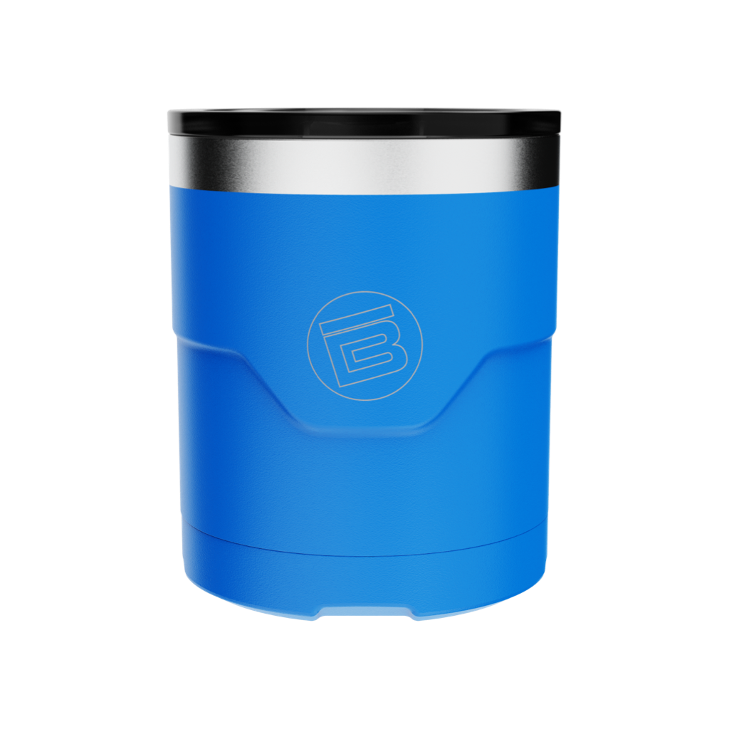 Side view of theMAGNETumbler 12oz Lowball with Lid Harbor Blue