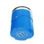 Bottom angled view of the MAGNETumbler 12oz Lowball with Lid Harbor Blue
