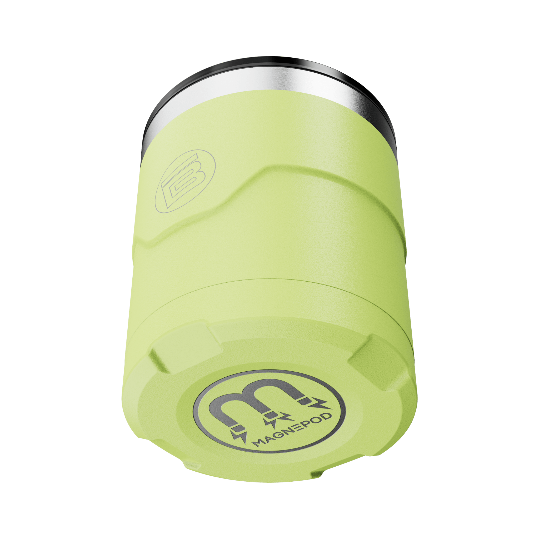 A detailed image of the MAGNETumbler 12oz Lowball with Lid Lime, showing its design and key features.