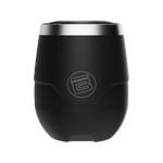 A detailed image of the MAGNETumbler 12oz Stemless with Lid Black, showing its design and key features.