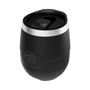 A detailed image of the MAGNETumbler 12oz Stemless with Lid Black, showing its design and key features.