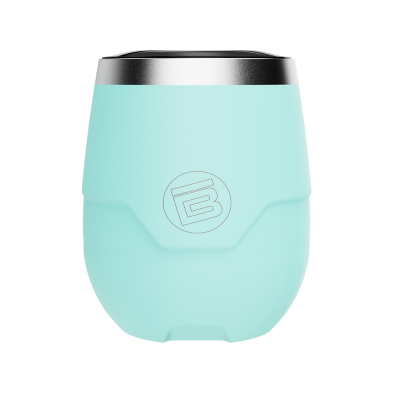 A detailed image of the MAGNETumbler 12oz Stemless with Lid Seafoam, showing its design and key features.