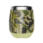 A detailed image of the MAGNETumbler 12oz Stemless with Lid Verge Camo, showing its design and key features.