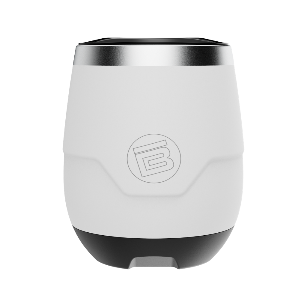 Side view of the MAGNETumbler Stemless white