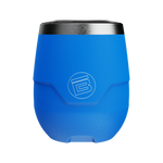 Side view of the MAGNETumbler 12oz Stemless with Lid Harbor Blue