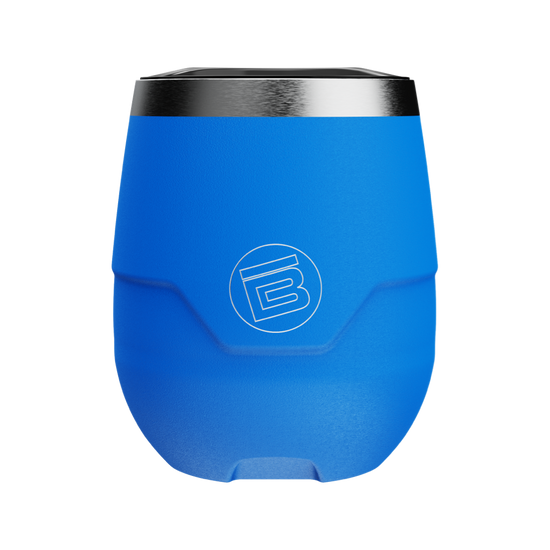 Side view of the MAGNETumbler 12oz Stemless with Lid Harbor Blue