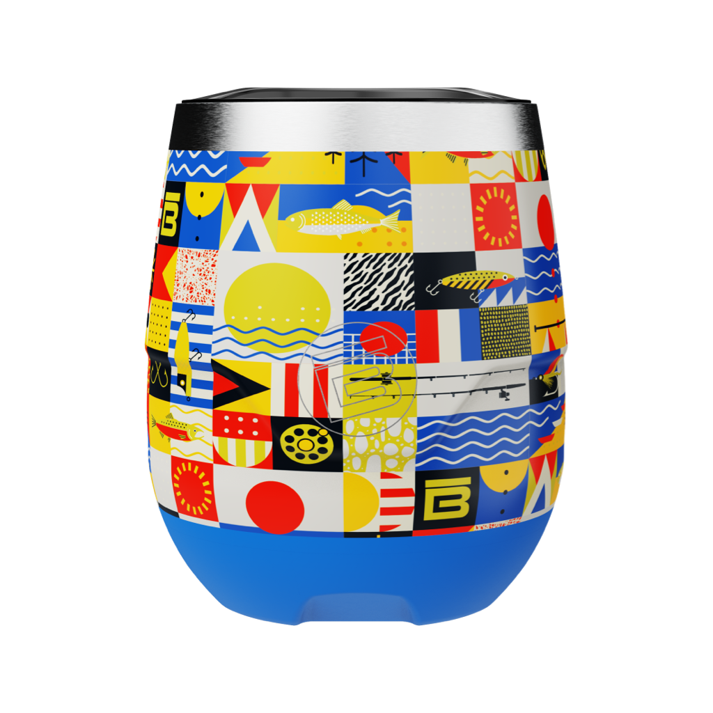 Side view of the MAGNETumbler 12oz Stemless with Lid Fischer Topwater