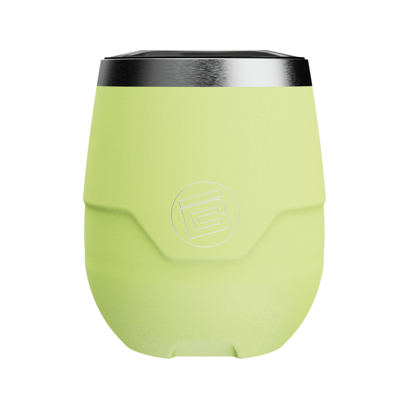 A detailed image of the MAGNETumbler 12oz Stemless with Lid Lime, showing its design and key features.