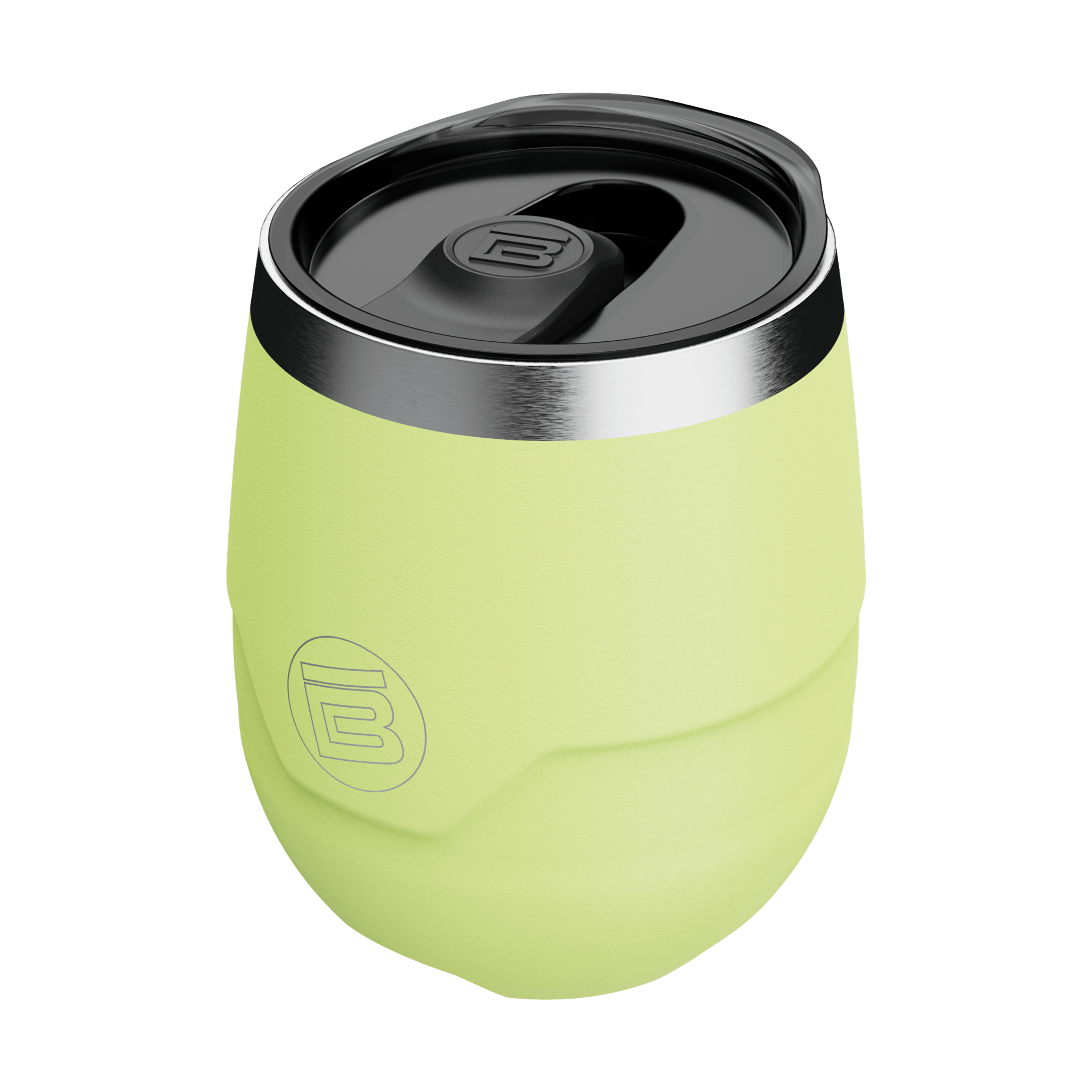 A detailed image of the MAGNETumbler 12oz Stemless with Lid Lime, showing its design and key features.