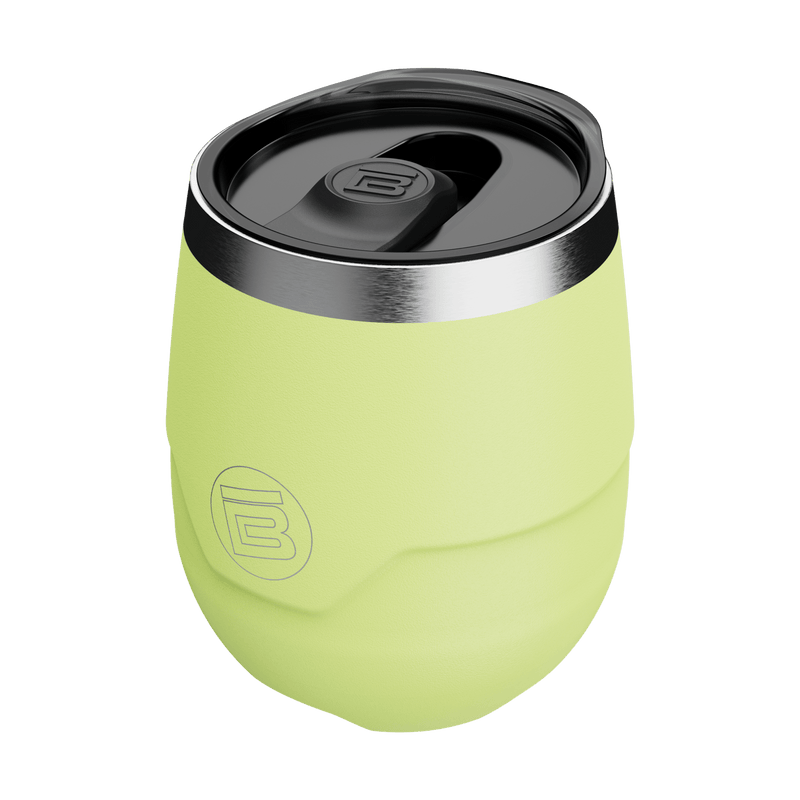 A detailed image of the MAGNETumbler 12oz Stemless with Lid Lime, showing its design and key features.