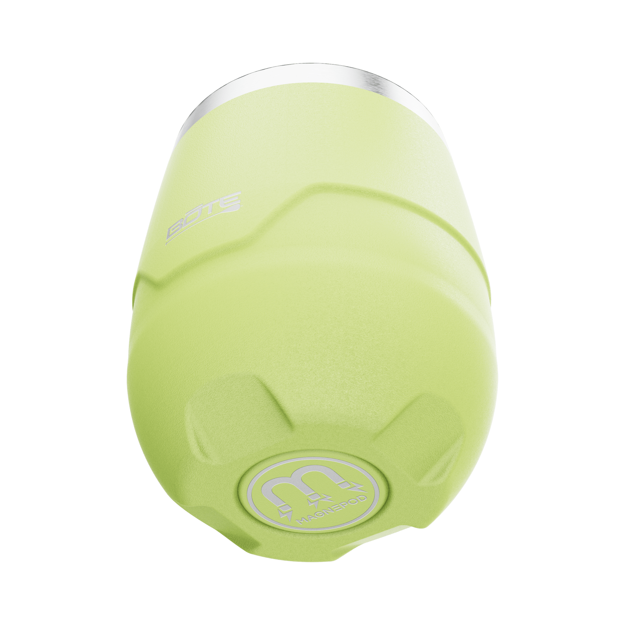 A detailed image of the MAGNETumbler 12oz Stemless with Lid Lime, showing its design and key features.