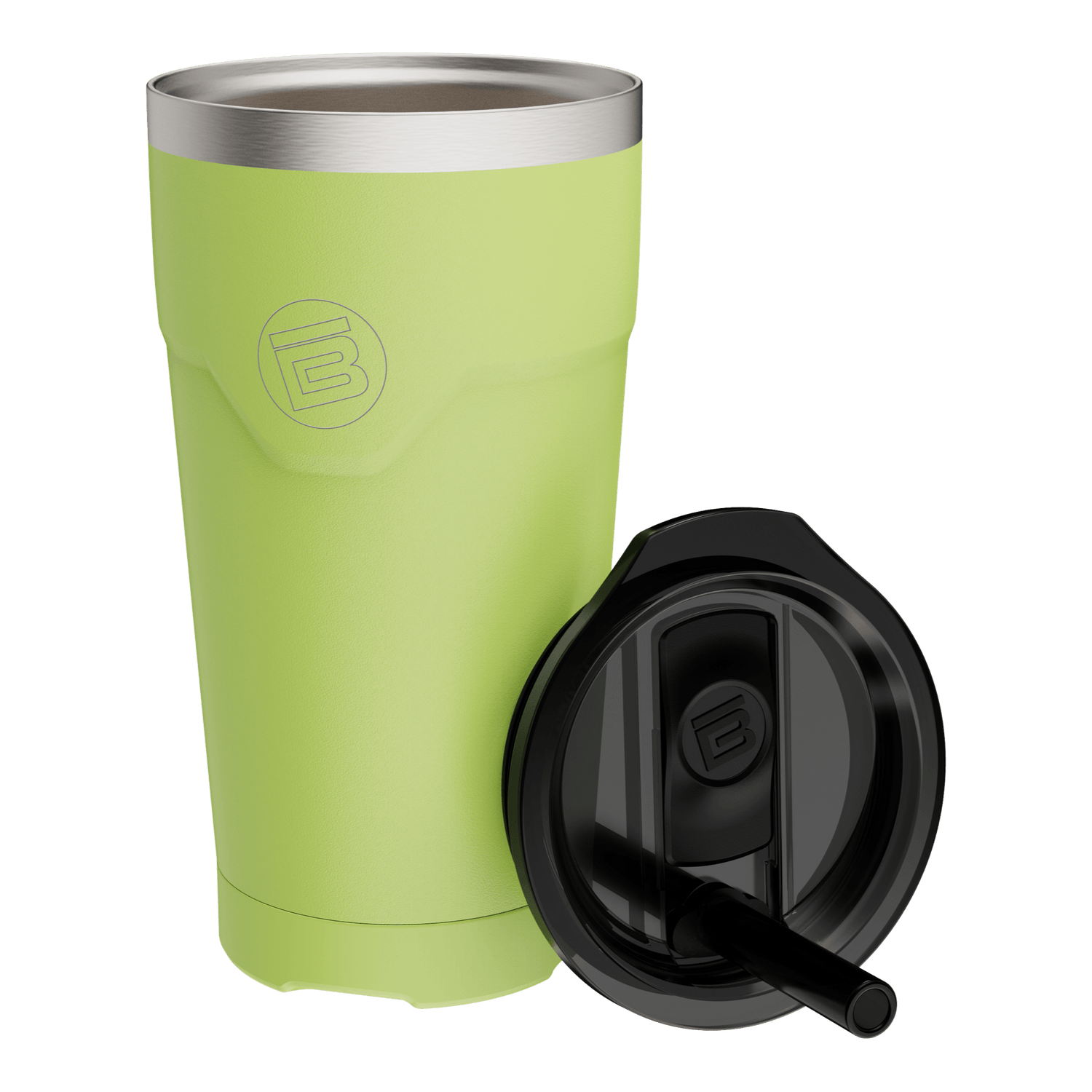 A detailed image of the MAGNETumbler 20oz with Lid Lime, showing its design and key features.