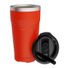 Front view of the MAGNETumbler 20oz with Lid Sunrise, with lid removed and set aside.