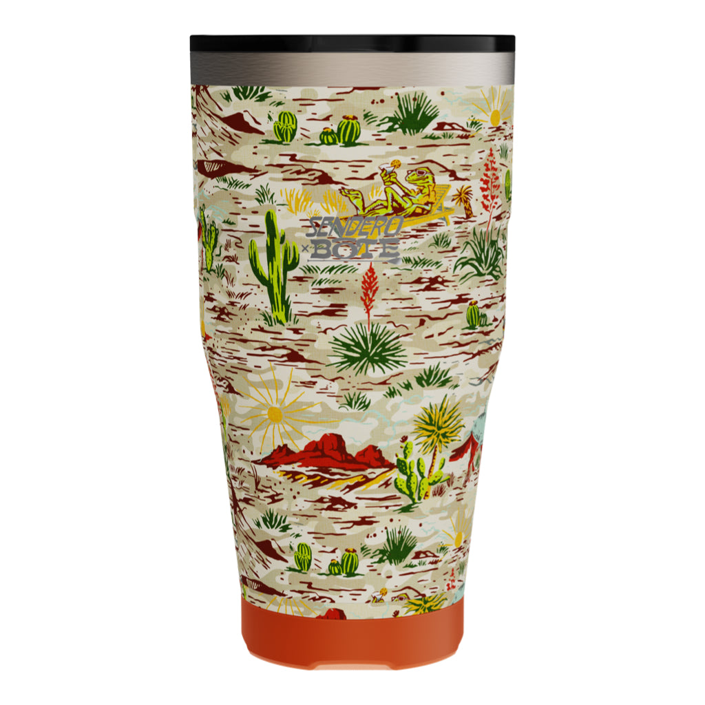 A detailed image of the MAGNETumbler 32oz with Lid Native Sendero, showing its design and key features.